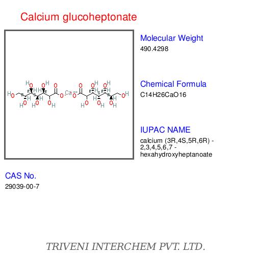 Calcium glucoheptonate
