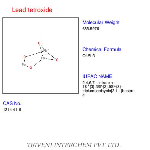 Lead Tetroxide - Pb3O4 Red-Orange Crystalline Pigment, Bright, Durable, Corrosion Resistant