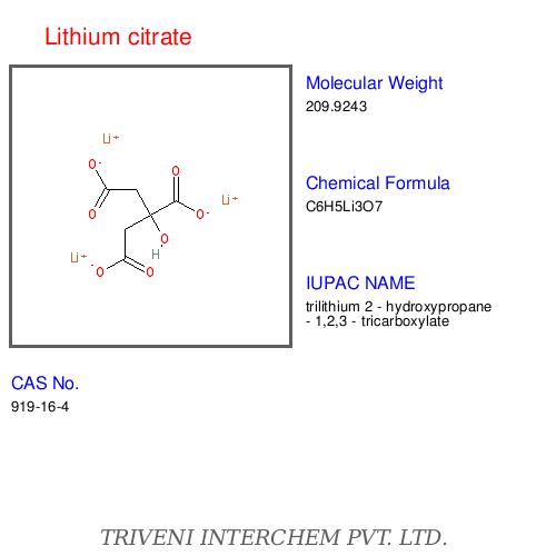 Lithium citrate