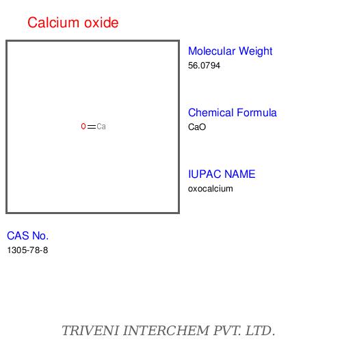 Calcium Oxide - White Crystalline Solid, CAS 1305-78-8, CaO | High Reactivity, Strong Alkalinity, Versatile Uses