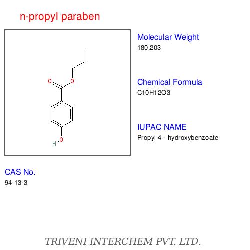 n-propyl Paraben - White Crystalline Powder, CAS 94-13-3 | Preservative, Antimicrobial, Versatile, 99% Purity