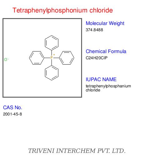 Tetraphenylphosphonium Chloride - Colorless Crystalline Solid, C24H20ClP, CAS 603-35-0 | Lipophilic Salt Generation, Phase-Transfer Catalysis, Anion Solubility Enhancement