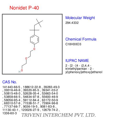 Non-ionic surfactantsâ