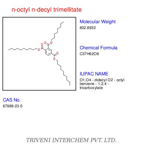 n-octyl n-decyl trimellitate