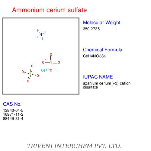 Ammonium cerium sulfate