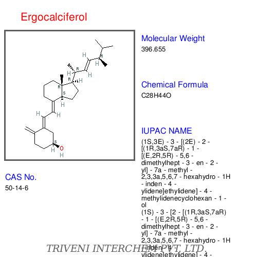 Ergocalciferol - C28H44O, 99% Purity, CAS 50-14-6 | Calcium Absorption, Bone Health, Muscle Function