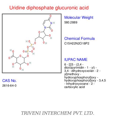 Uridine Diphosphate Glucuronic Acid - Chemical Formula C19H28O17P2, Purity 98%, Water Soluble | High Purity, Precise Synthesis, Biocompatible, Versatile Applications