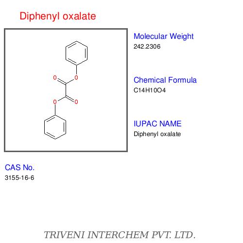 Diphenyl Oxalate - White Crystalline Solid Ester Chemiluminescence Glowstick Agent