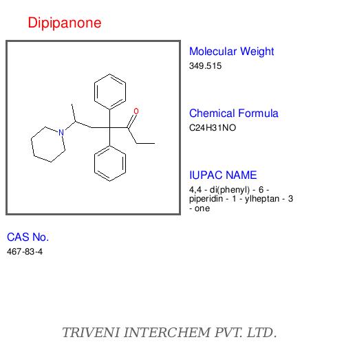 Dipipanone - C20H25NO, 311.4 g/mol, 99.9% Purity | Strong Analgesic, Morphine Alternative, Severe Pain Relief