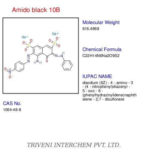 Amido Black 10B - Diazo Dye, Water Soluble, 95% Purity | Protein Staining, Membrane Blotting, High Sensitivity