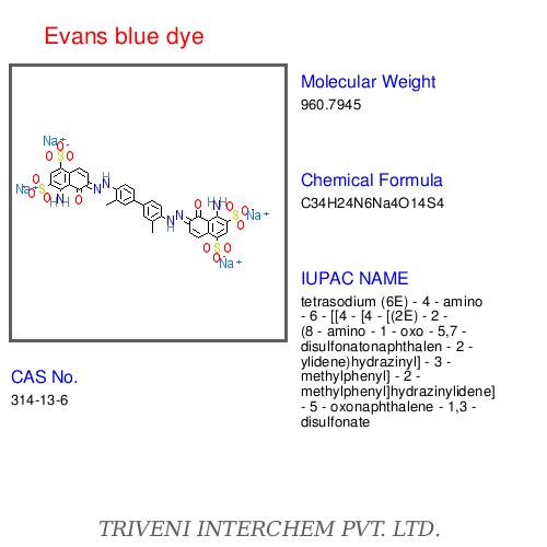 Evans Blue Dye - Water-Soluble, Molecular Weight 960.98, Purity 98% | Cell Viability Assay, Easy to Use, Reliable, Cost-Effective