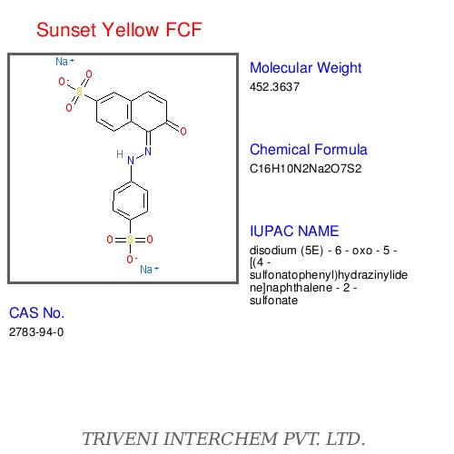 Sunset Yellow FCF