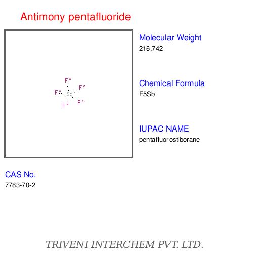 Antimony Pentafluoride - Colorless Liquid, Boiling Point 149 °C | Strong Lewis Acid, High Reactivity, Versatile Reagent