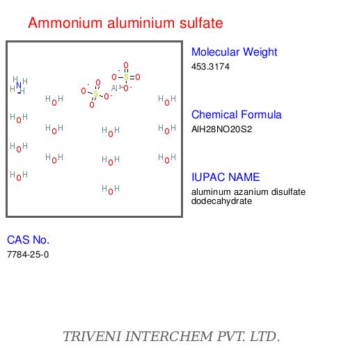Ammonium aluminium sulfate
