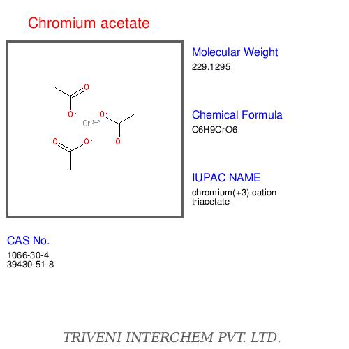 Chromium acetate
