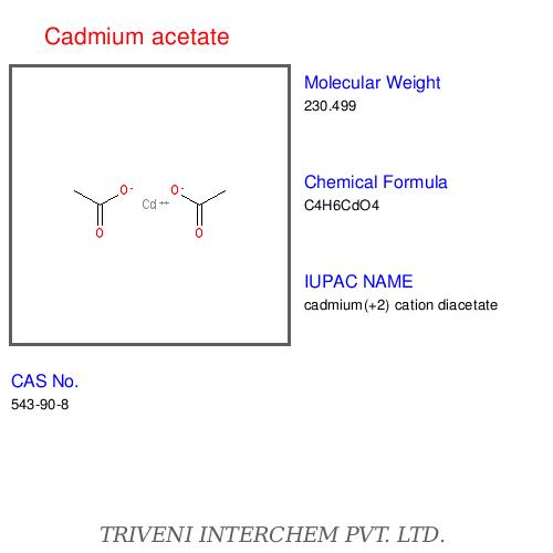 Cadmium acetate