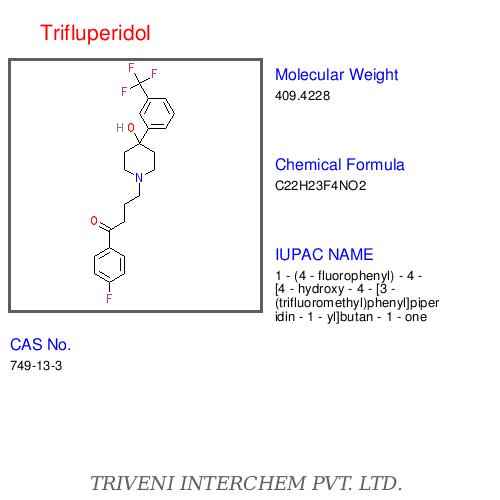 Trifluperidol - Powder, C21H26ClNO2 | Antipsychotic, Butyrophenone Class, Haloperidol-Like