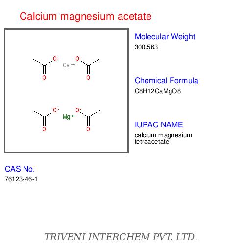 Calcium Magnesium Acetate - White Crystalline Powder Water-Soluble | De-Icing Agent Eco-Friendly Non-Corrosive