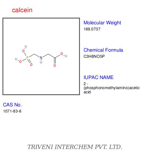 calcein - CAS 1477-85-8, C10H13N2O4, 99% Purity | Broad Spectrum Herbicide, Water Soluble, Effective Weed Control