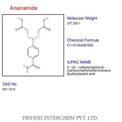 Organoarsenic chalcogenides