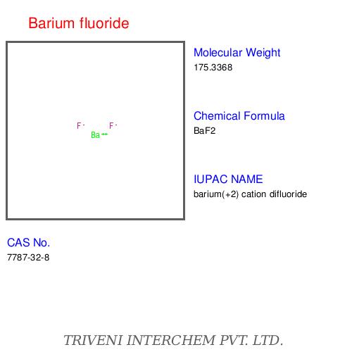 Barium Fluoride - BaF2 Cubic Crystal 4.89 g/cmÂ³ Density 1362Â°C Melting Point | High Transmittance Low Refractive Index Optical Clarity