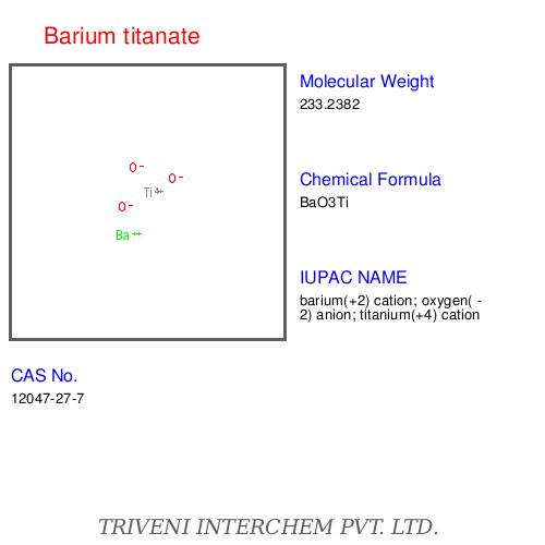 Barium compoundsâ
