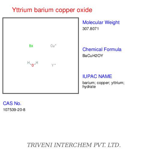 Yttrium barium copper oxide