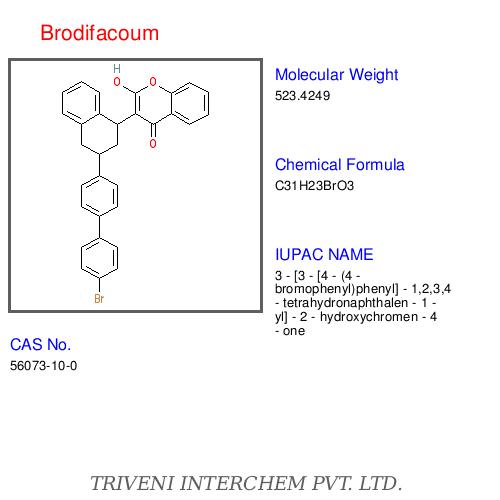 Brodifacoum - White Powder, C31H25BrO2, CAS 56073-10-0 | High Efficacy, Broad Spectrum, Long Lasting, Easy Application