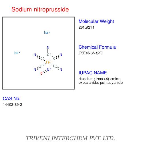 Sodium nitroprusside
