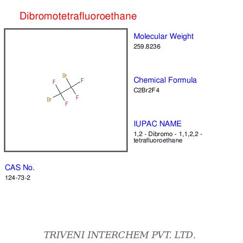 Dibromotetrafluoroethane - Colorless Liquid, Boiling Point 47.2°C, C2Br2F4 | Fire Suppression, Leak Detection, High Purity