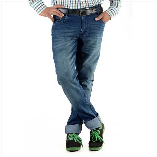 Greenish Faded Jeans
