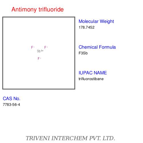 Antimony Trifluoride - Chemical Formula SbF3, White, 99% Purity | Reagent Grade, Fluorination Agent, Versatile Catalyst