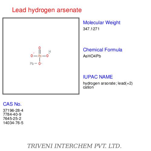Lead hydrogen arsenate