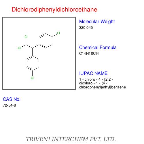 Dichlorodiphenyldichloroethane - White Crystalline Solid, C14H9Cl5, CAS 50-29-3 | Broad Spectrum, Persistent Insecticide
