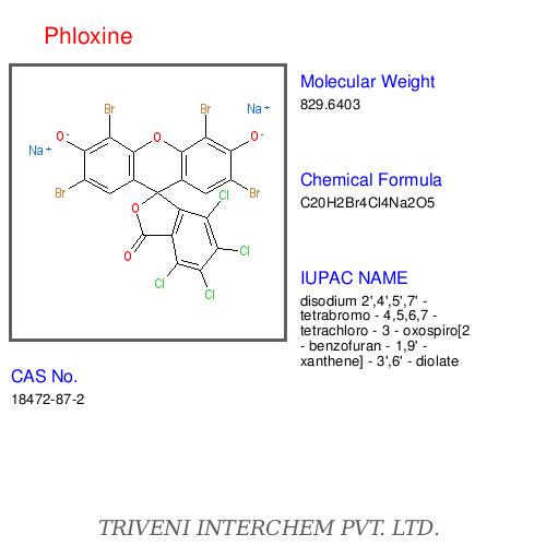 Phloxine - Red Powder, Water Soluble, CAS 18472-87-2 | Precise Staining, Eosinophil Count, High Purity