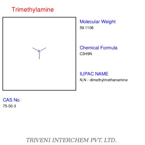 Trimethylamine - Colorless Liquid, Cas 75-50-3, C3h9n | High Purity, Effective Cleaning, Versatile Use