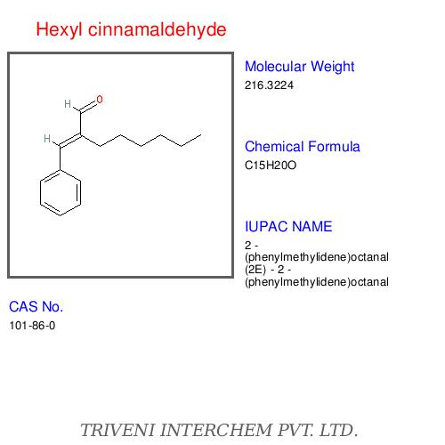 Hexyl Cinnamaldehyde - Pale Yellow Liquid, Boiling Point 262 °C | Pleasant Aroma, Versatile Applications, High Purity