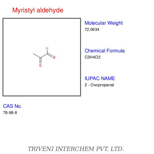 Myristyl Aldehyde - Chemical Formula C12H24O2, Purity 98%, Dicarbonyl Compound, Versatile Reagent