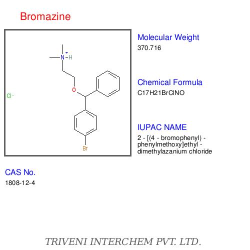 Bromazine - C17H21BrClNO Powder, 99%+ Purity | Halogenated Diphenhydramine, Stronger Effect