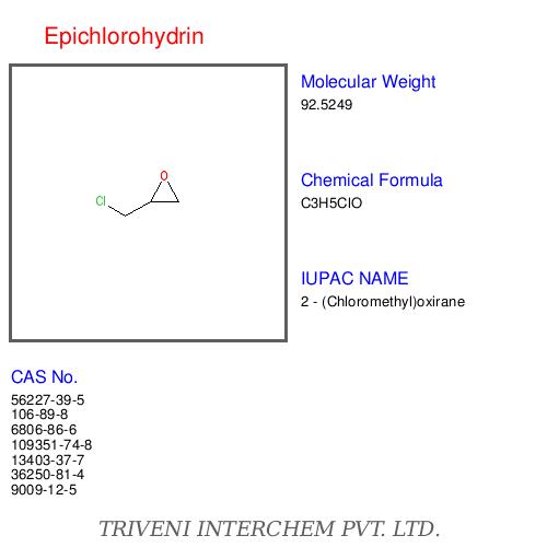 Epichlorohydrin - Colorless Liquid, 116-117Â°C Boiling Point | High Reactivity, Versatile Applications, Epoxy Resin Production