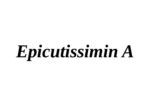 Epicutissimin A