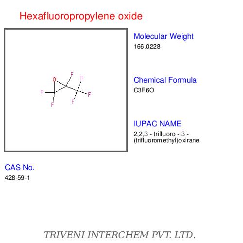 Hexafluoropropylene oxide