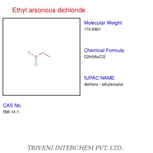 Ethyl Arsonous Dichloride - C2H5AsCl2 99% Purity | Precise Synthesis Reactive Intermediate Versatile Applications