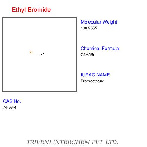 Ethyl Bromide - Bromoethane, Boiling Point 38°C, Purity >99% | High Purity, Versatile Uses, Easy Handling, Safe Packaging