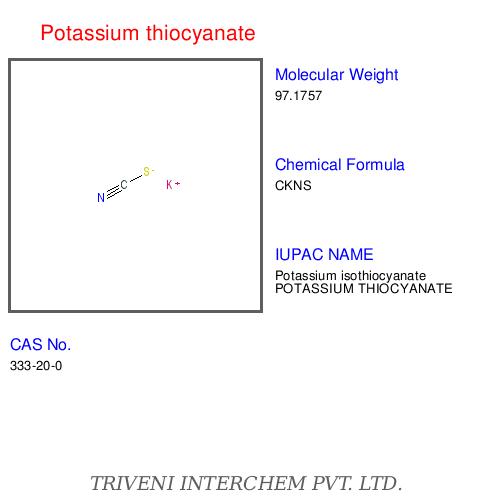Potassium thiocyanate