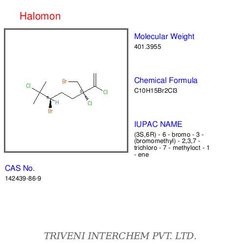Halogen natural products