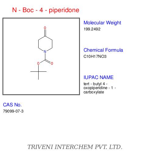 N - Boc - 4 - piperidone
