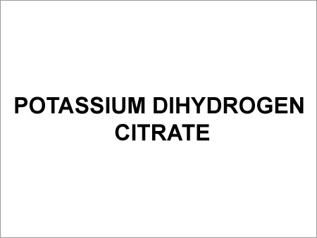 Potassium Dihydrogen Citrate