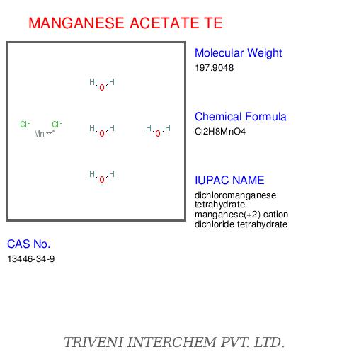 MANGANESE ACETATE TE	