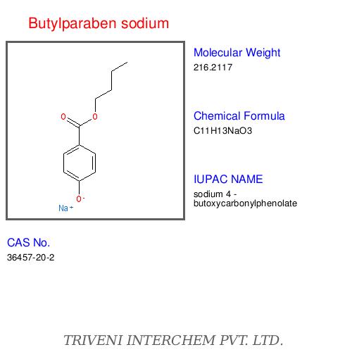Butylparaben Sodium - White Crystalline Powder, C11H15NaO3 | Preservative, Antimicrobial, Versatile, Cost-Effective